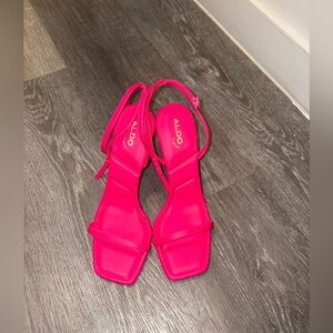 Aldo Fuchsia Heeled Sandals